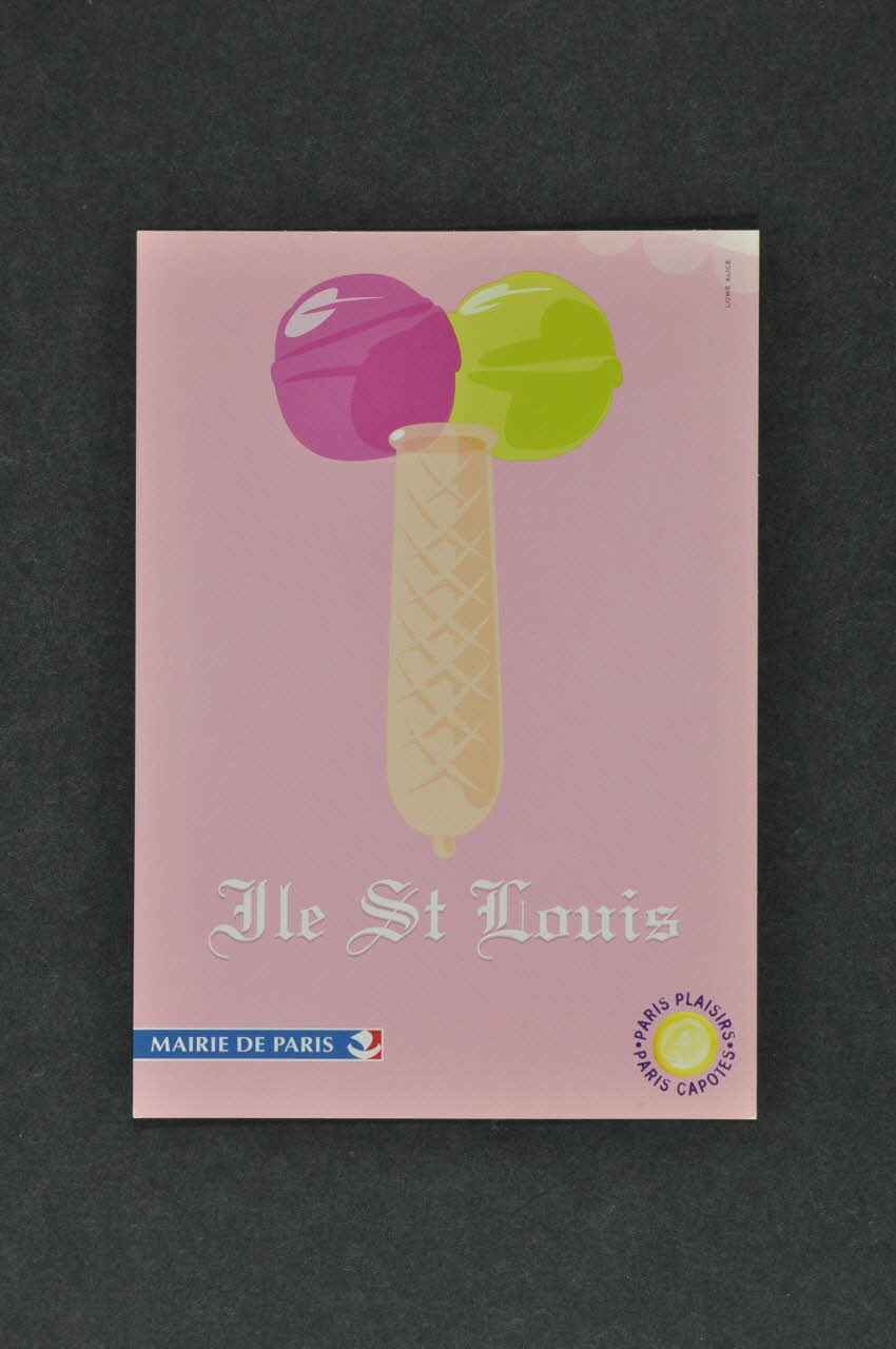 Bertrand Delanoë carte postale "Ile St Louis" France 2004 2004.203.28 Photo Mucem