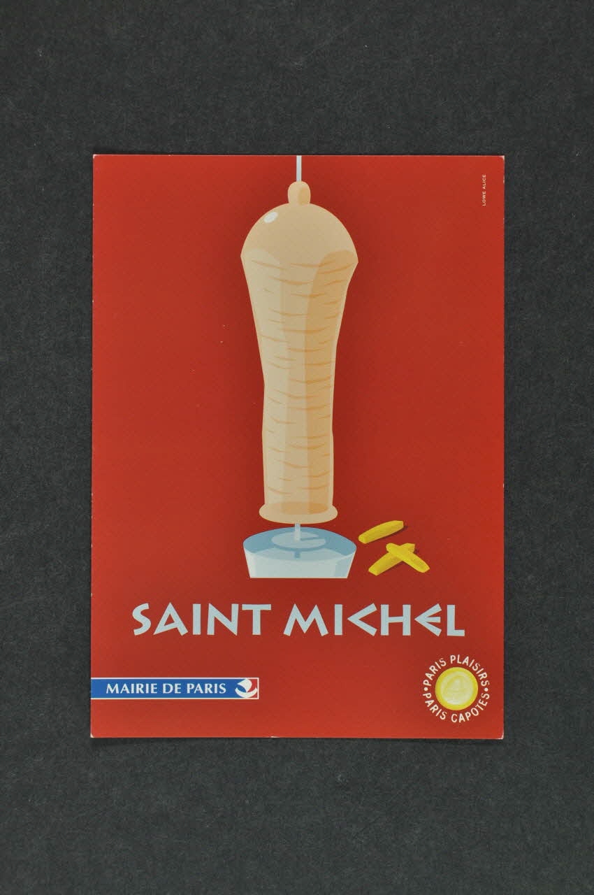 Bertrand Delanoë carte postale "Saint Michel" France 2004 2004.203.30 Photo Mucem