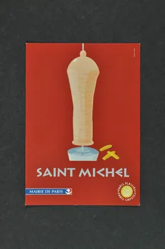 Bertrand Delanoë carte postale "Saint Michel" France 2004 2004.203.30  Photo Mucem