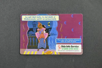 Sida Info Service - Ligne Azur Carte d'information France 1999 2004.203.33 Photo Mucem