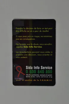 Sida Info Service - Ligne Azur Carte d'information "Certaines fois, après l'envie il y a le doute" France 2003 2004.203.36  Photo Mucem