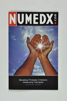 Numedx. Com BROCHURE "Boosting Protease inhibitors advancing therapies" (Thérapies avancées pour booster les inhibiteurs de protéases) International 2004 2004.204.105 Photo Mucem