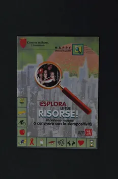 Dépliant " Esplora le tue risorse ! Impariamo insieme a convivere con la sieropositivita" (Explore tes ressources ! Apprenons ensenble à vivre avec la séropositivité) 2003.119.20  Photo Mucem