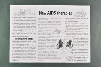 Dépliant "HIV virus" 2003.119.21 Photo Mucem