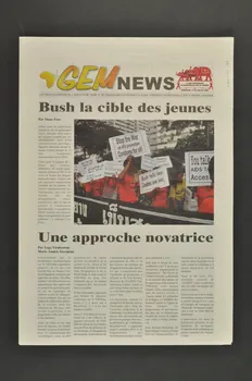 Gender Links ; African Woman And Child Feature journal "GEM News" 12/7/04 (français / anglais) International 2004 2004.204.130 Photo Mucem