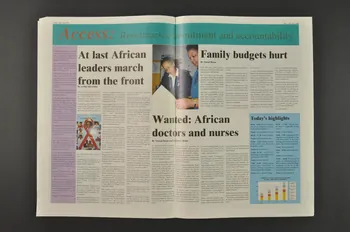 Gender Links ; African Woman And Child Feature journal "GEM News" 12/7/04 (français / anglais) International 2004 2004.204.130 Photo Mucem