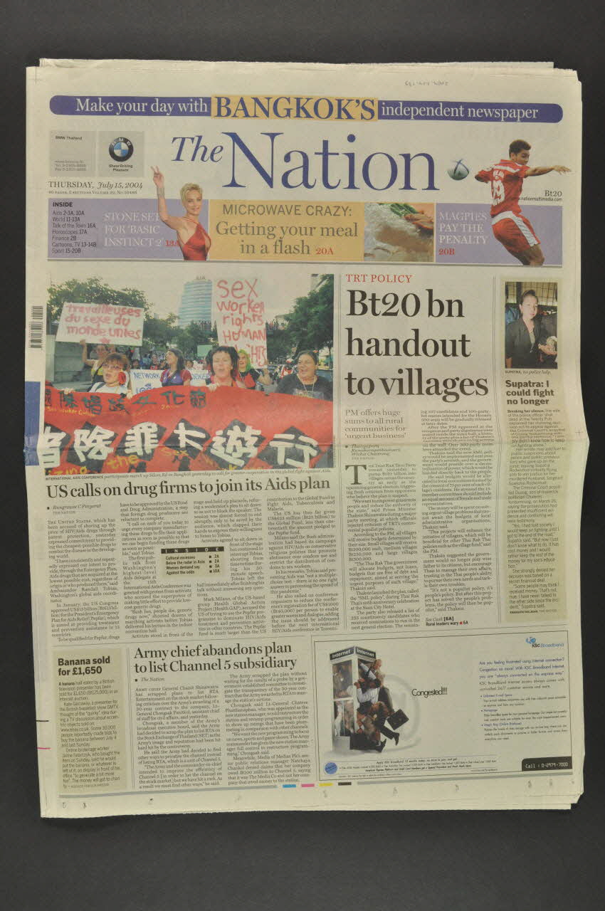 The Nation journal The Nation", 15/7/04 International 2004 2004.204.139 Photo Mucem