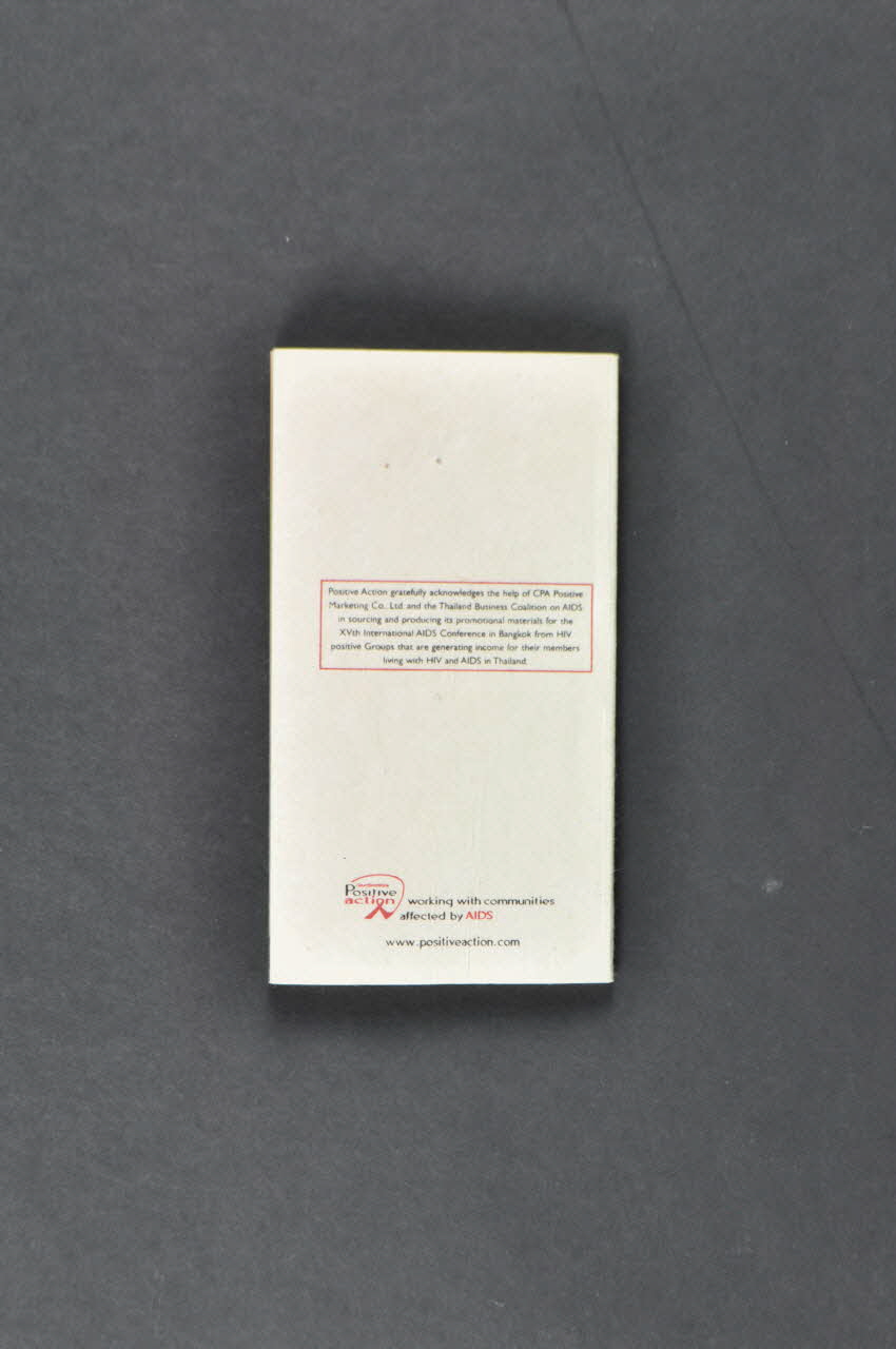 Glaxo Smith Kline livret "Your pocket Thai Phrase Guide" International 2004 2004.204.149.2 Photo Mucem