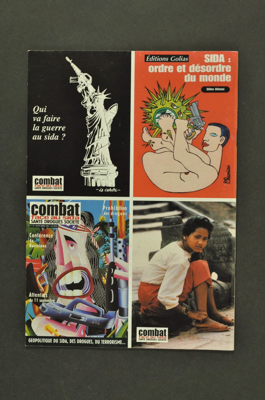 Combat face au Sida revue France 2002/9 2003.122.1 Photo Mucem