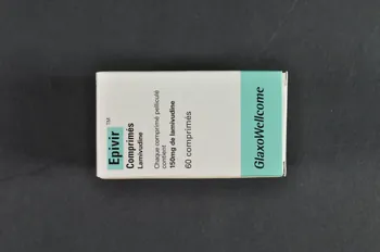 Glaxowellcome Boite de médicaments "Epivir" France 2004 2004.204.156.1-2 Photo Mucem