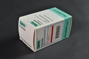 Glaxowellcome Boite de médicaments "Epivir" France 2004 2004.204.156.1-2 Photo Mucem