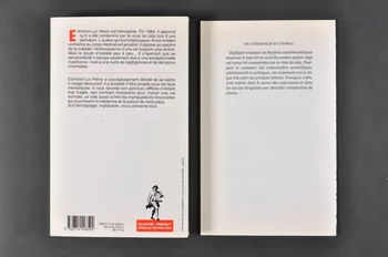 Ed Du Pré Aux Clercs livre "Edmond-Luc Henry, De l'hémophilie en général et du crime en particulier, Ed du Pré aux clercs" France 1992 2003.123.6.1-2 Photo Mucem