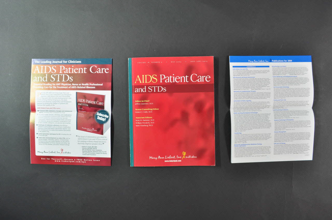 Mary Annn Liebert, Inc, Publishers revue Revue "Aids Patient care and STDs", vol 18, n° 5 (Soins aux malades du sida et Infections Sexuellement Translissibles) International 2004/5 2004.204.32 Photo Mucem