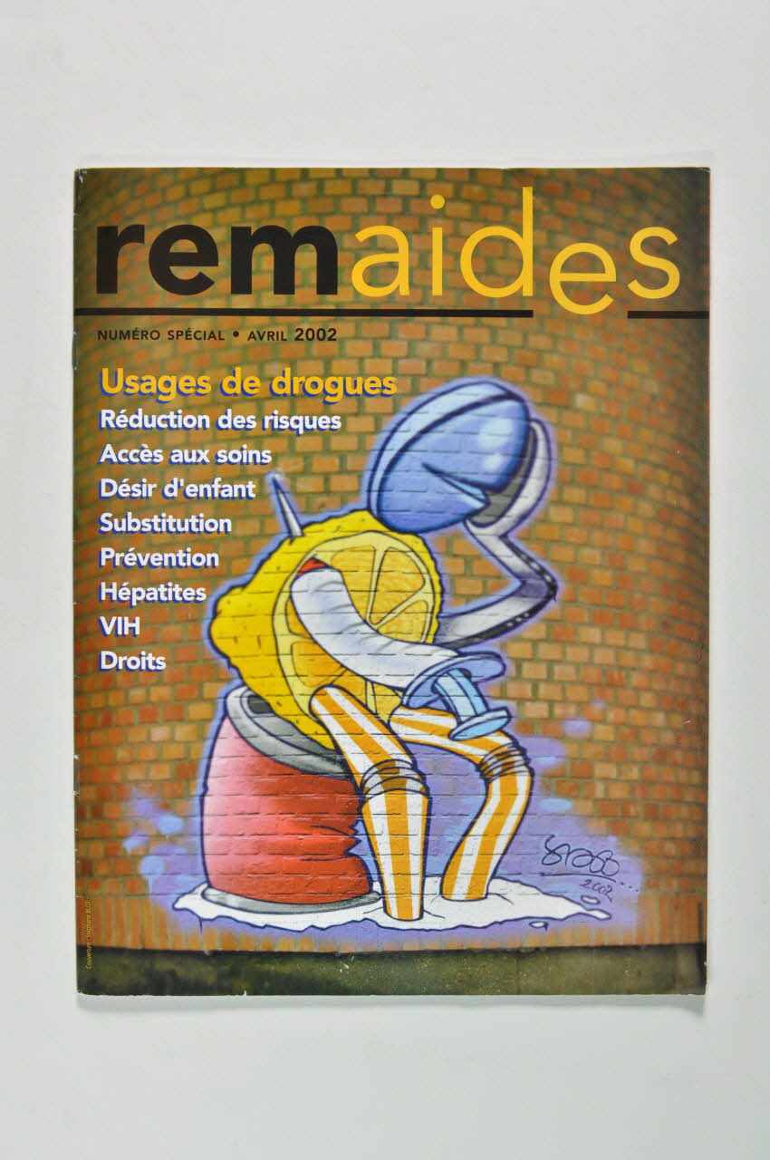 AIDES revue "Usages de drogues et politique de réduction des risques" France 2002/4 2004.204.33 Photo Mucem