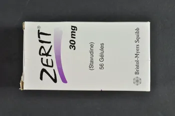 Bristol-Myers Squibb Boite de médicaments Zérit 30 mg France 2004 2004.204.35.1-2 Photo Mucem