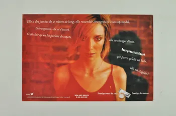 affiche "Elle a des jambes de 2 mètres de long..." 2003.125.100 Photo Mucem