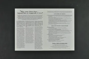 affiche "Hier, nous étions deux... Aujourd'hui, je réapprends à vivre" / S'aimer, s'aider et ne jamais céder" 2003.125.107 Photo Mucem