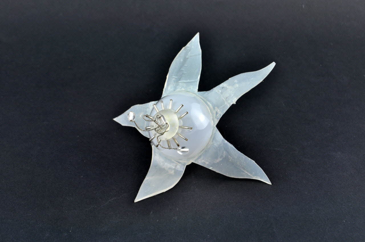 Ithemba ampoule Boite en carton avec ampoule décorée France 2003 2004.204.4.1 Photo Mucem