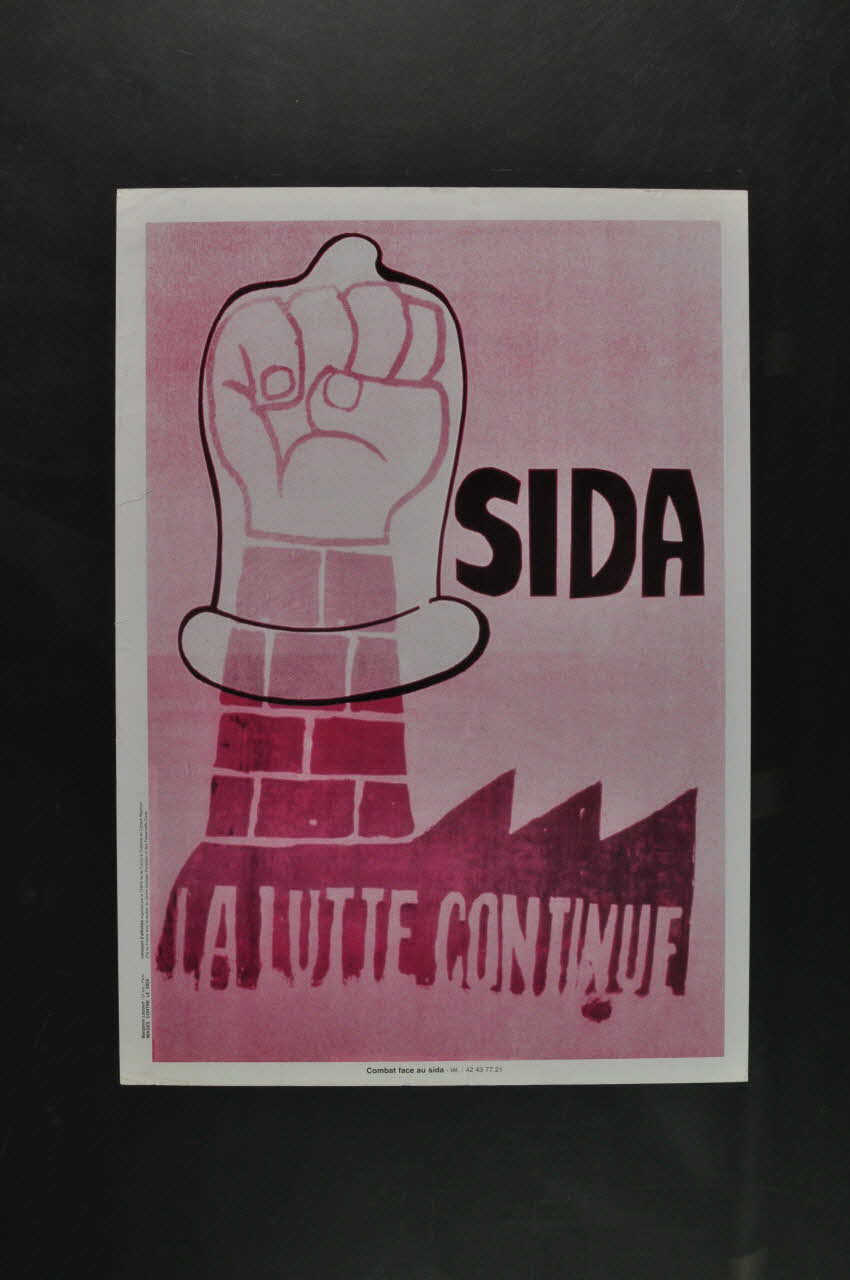 affiche Sida. La lutte continue 2003.125.116 Photo Mucem