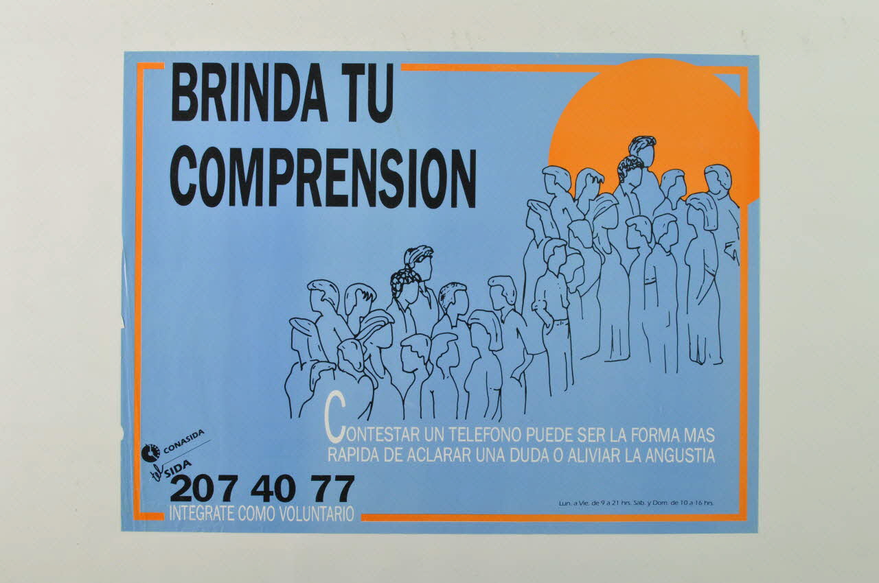 affiche "Brinda tu comprension" 2003.125.119 Photo Mucem