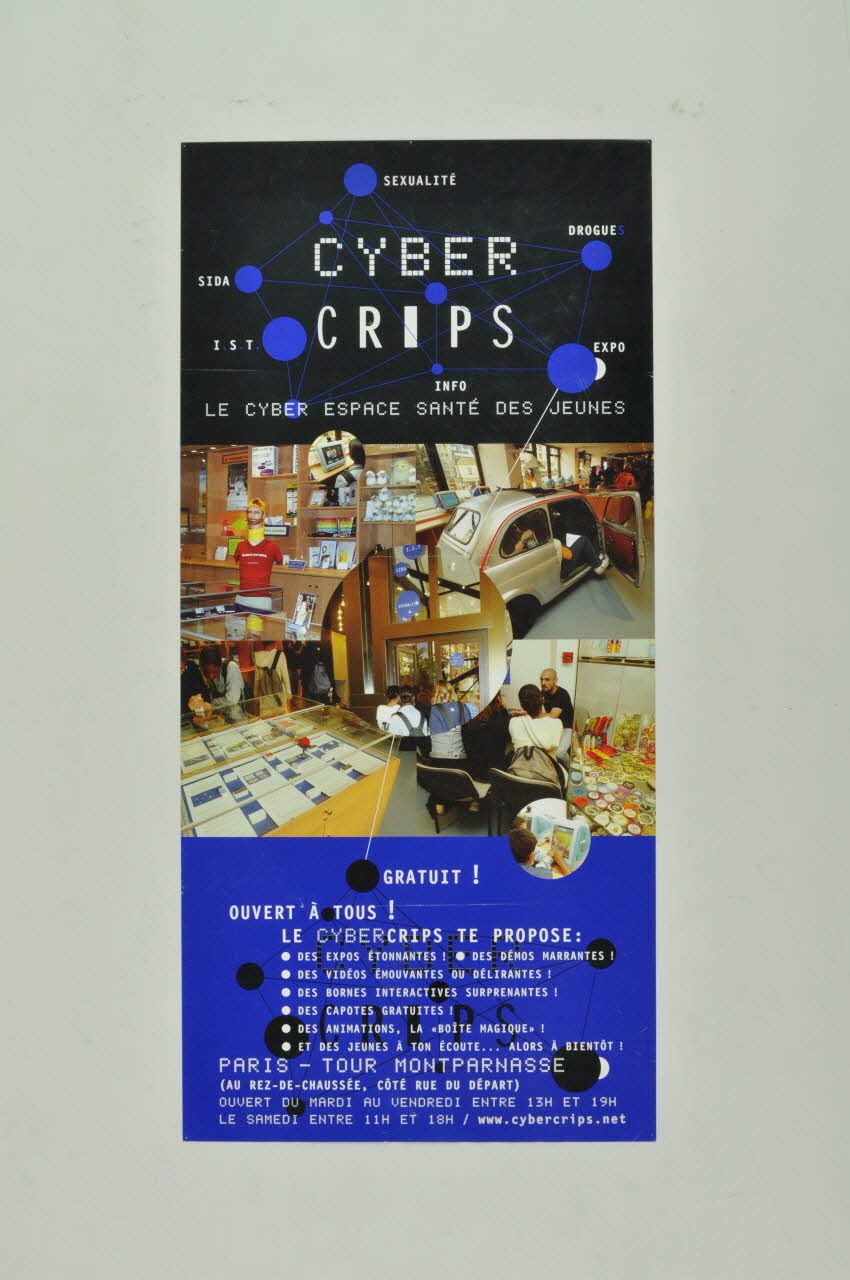 Cyber Crips affiche "Cyber Crips" Île-de-France, France 2003 2003.125.130 Photo Mucem