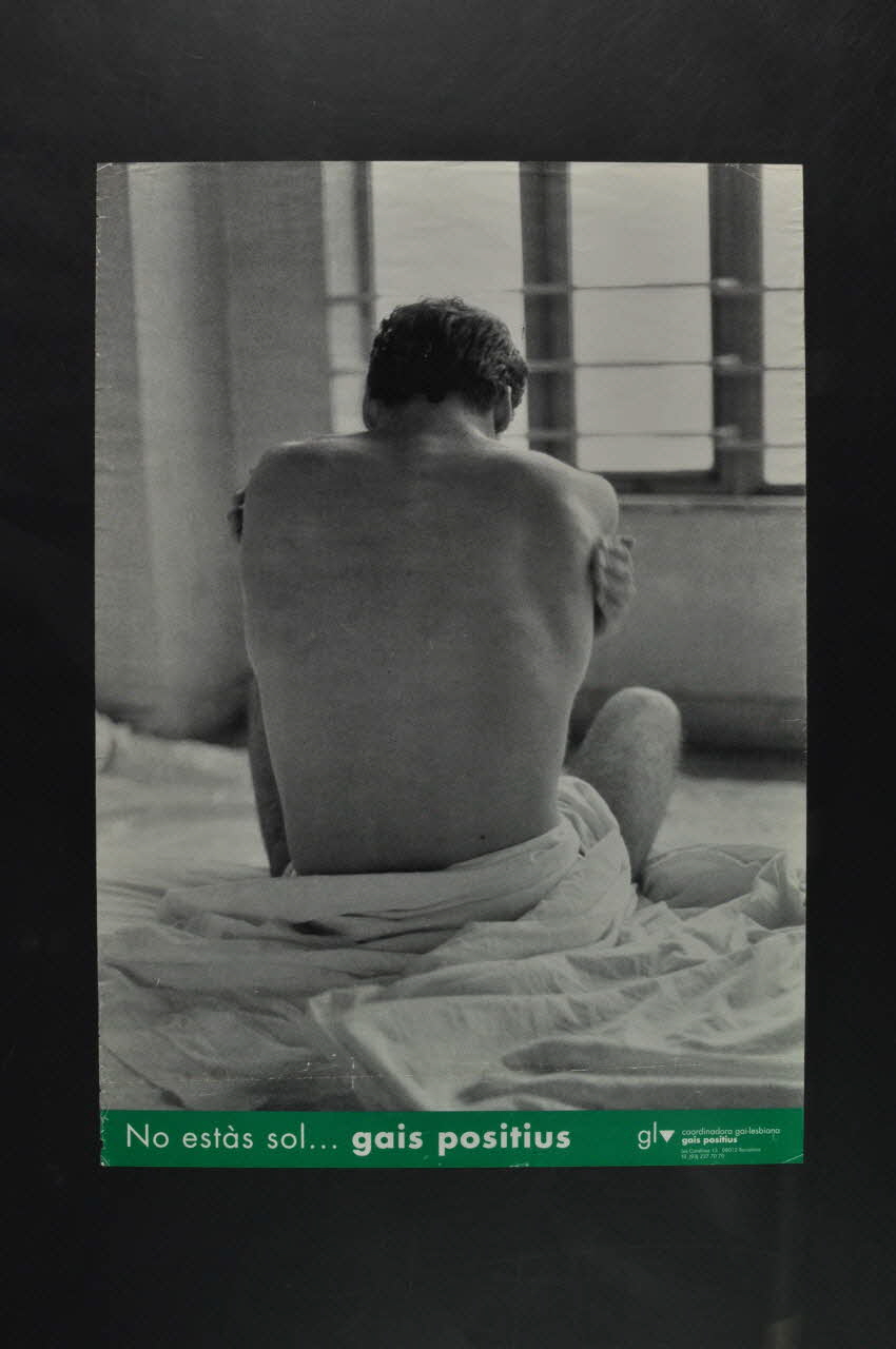 affiche "No estas sol... gais positius" (Tu n'es pas seul... gais positifs) 2003.125.139 Photo Mucem