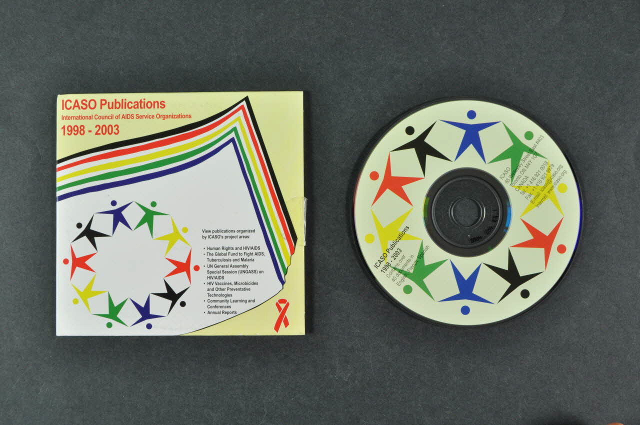 International Council of AIDS Service Organizations (ICASO) CD-ROM International 2003 2004.204.64.1-2 Photo Mucem