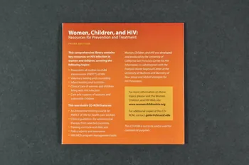 Centre For Hiv Information (Université De CD-ROM Women, Children and HIV : Resources for prevention and treatment (Femmes, enfants et VIH. Ressources pour la prévention et le traitement) International 2004 2004.204.67.1-3 Photo Mucem