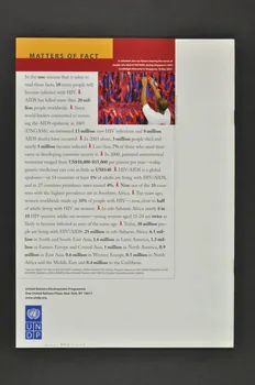 United Nations Development Prograùùe, New York BROCHURE "Choices supplement : Access for all" / p. 19 From commitment to action, Kiev, Ukraine / p. 20 HIV/AIDS in the arab region International 2004/7 2004.204.7 Photo Mucem