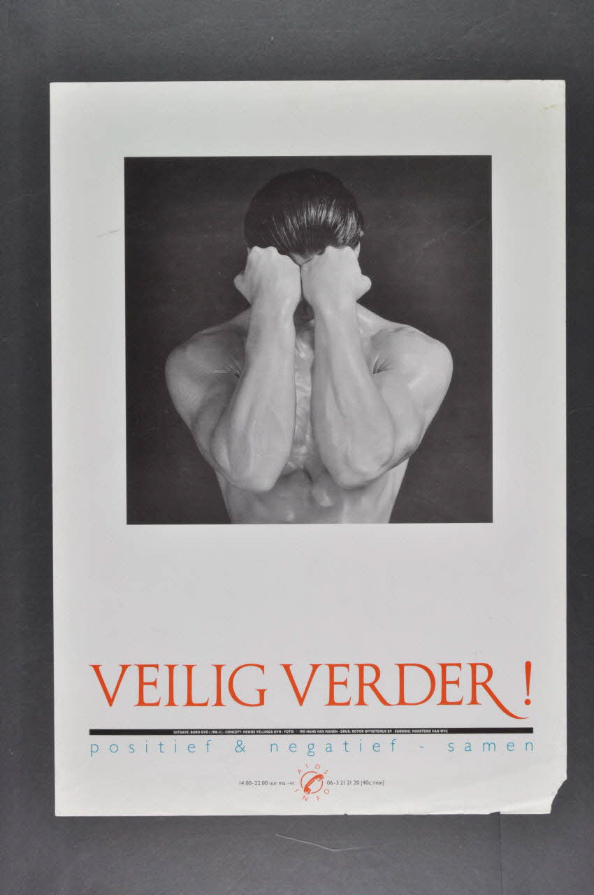 Ministerie Van Wvc affiche "Veilig Verder !" Pays-Bas 1998 2003.125.164 Photo Mucem