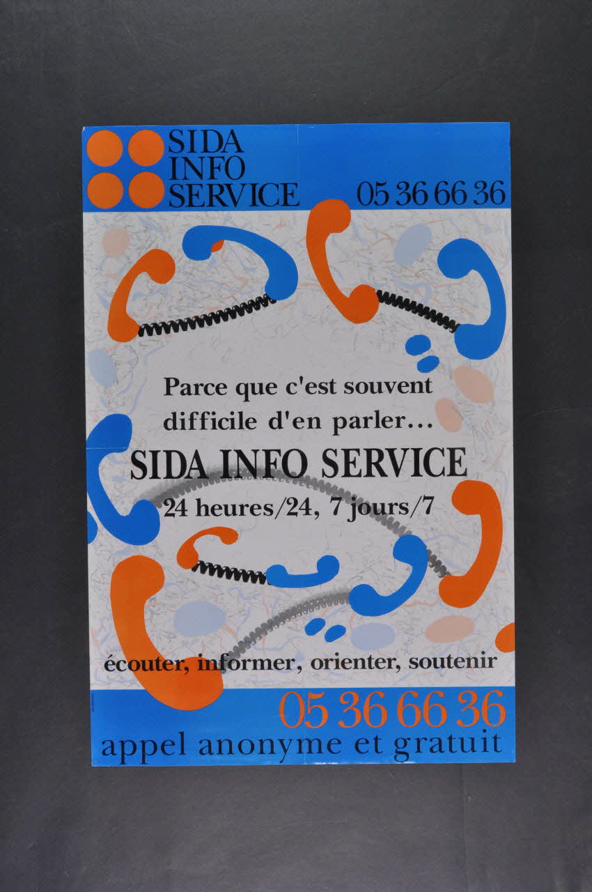 affiche "Parce que c'est souvent difficile d'en parler..." 2003.125.187 Photo Mucem