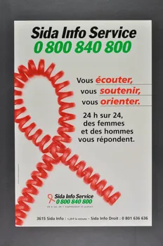 affiche "Vous écouter, vous soutenir, vous orienter..." 2003.125.188  Photo Mucem