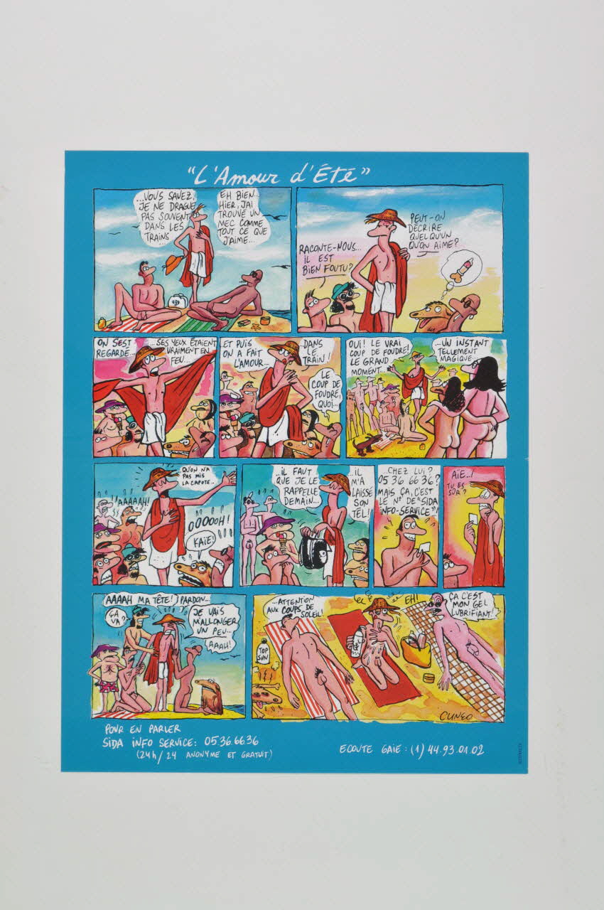 affiche "L'amour d'été" (Cunéo) 2003.125.192 Photo Mucem