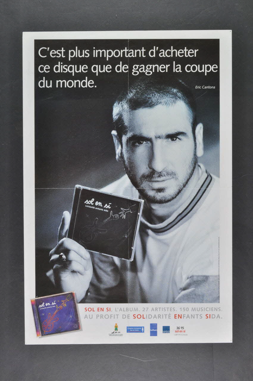 affiche "C'est plus important d'acheter ce disque que de gagner la coupe du monde" 2003.125.197 Photo Mucem