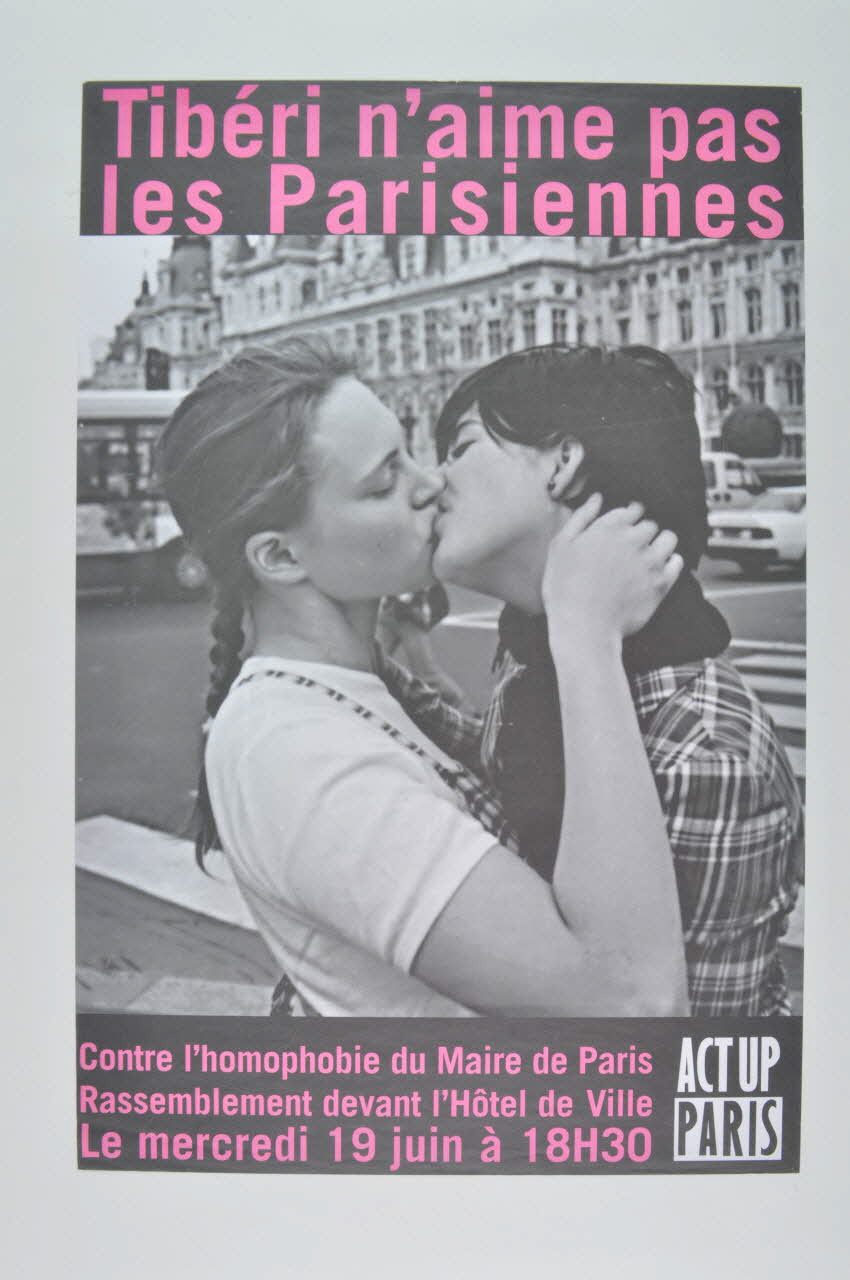 affiche "Tibéri n'aime pas les parisiennes" 2003.125.2 Photo Mucem