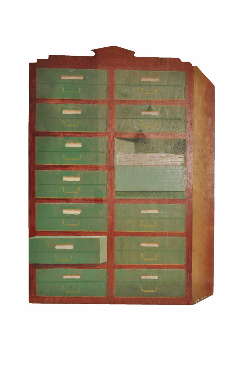 décor de théâtre de marionnettes 1952.42.11.1 Photo Mucem