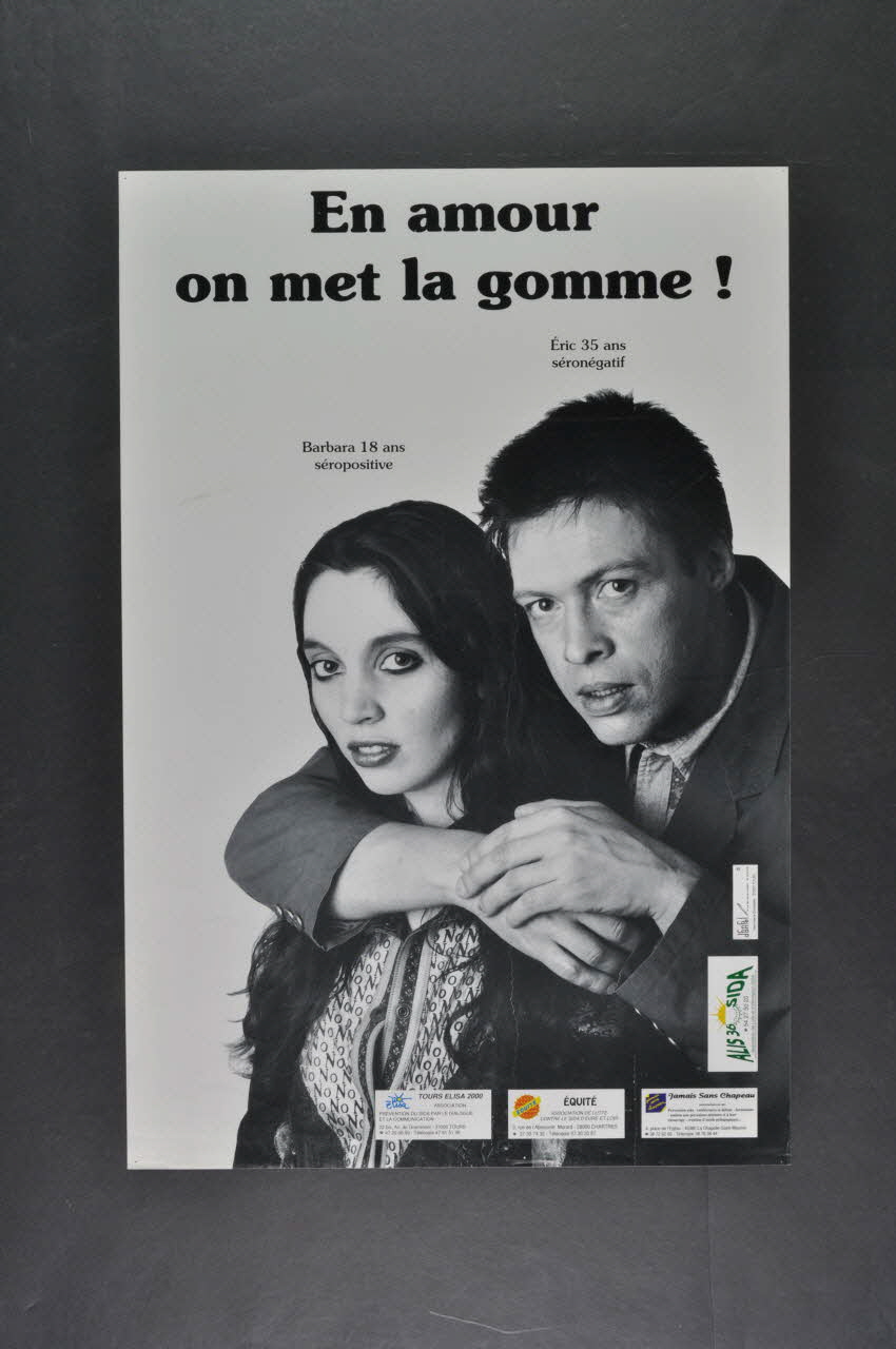 affiche "En amour on met la gomme !" 2003.125.202 Photo Mucem