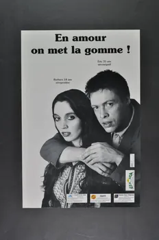 affiche "En amour on met la gomme !" 2003.125.202 Photo Mucem