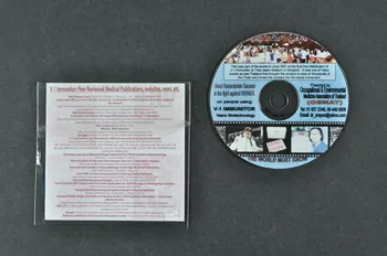 CD-ROM Great humanitarian success in the fight against HIV/AIDS on people using V-1 Immunitor Nano Biotechnology (Grand succès humanitaire dans le combat contre le sida avec les personnes utilisant la nano biotechnologie V-1 Immuniteur) International 2004 2004.204.83.1-2  Photo Mucem