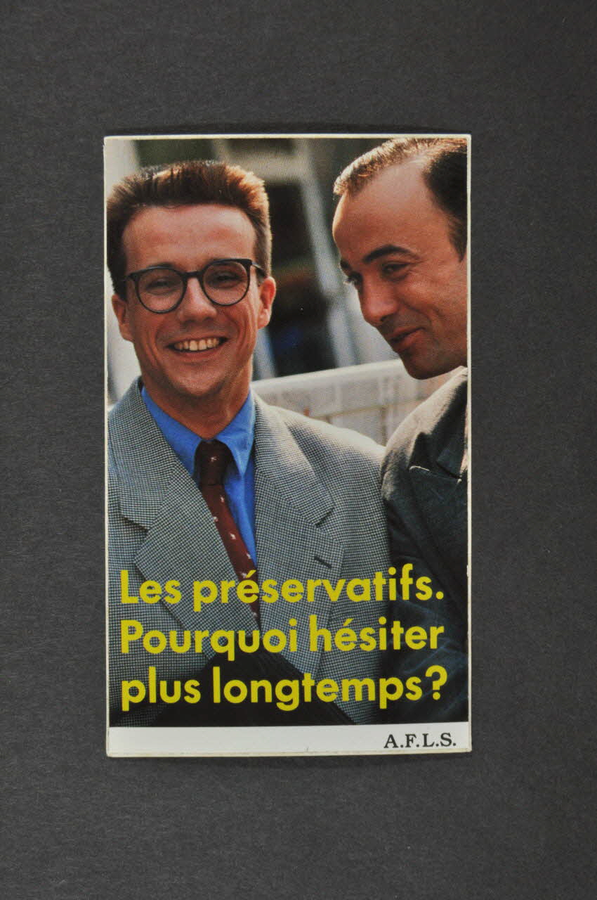 AFLS (Agence Française De Lutte Contre Le Sida) autocollant France 1991 2003.125.215  Photo Mucem