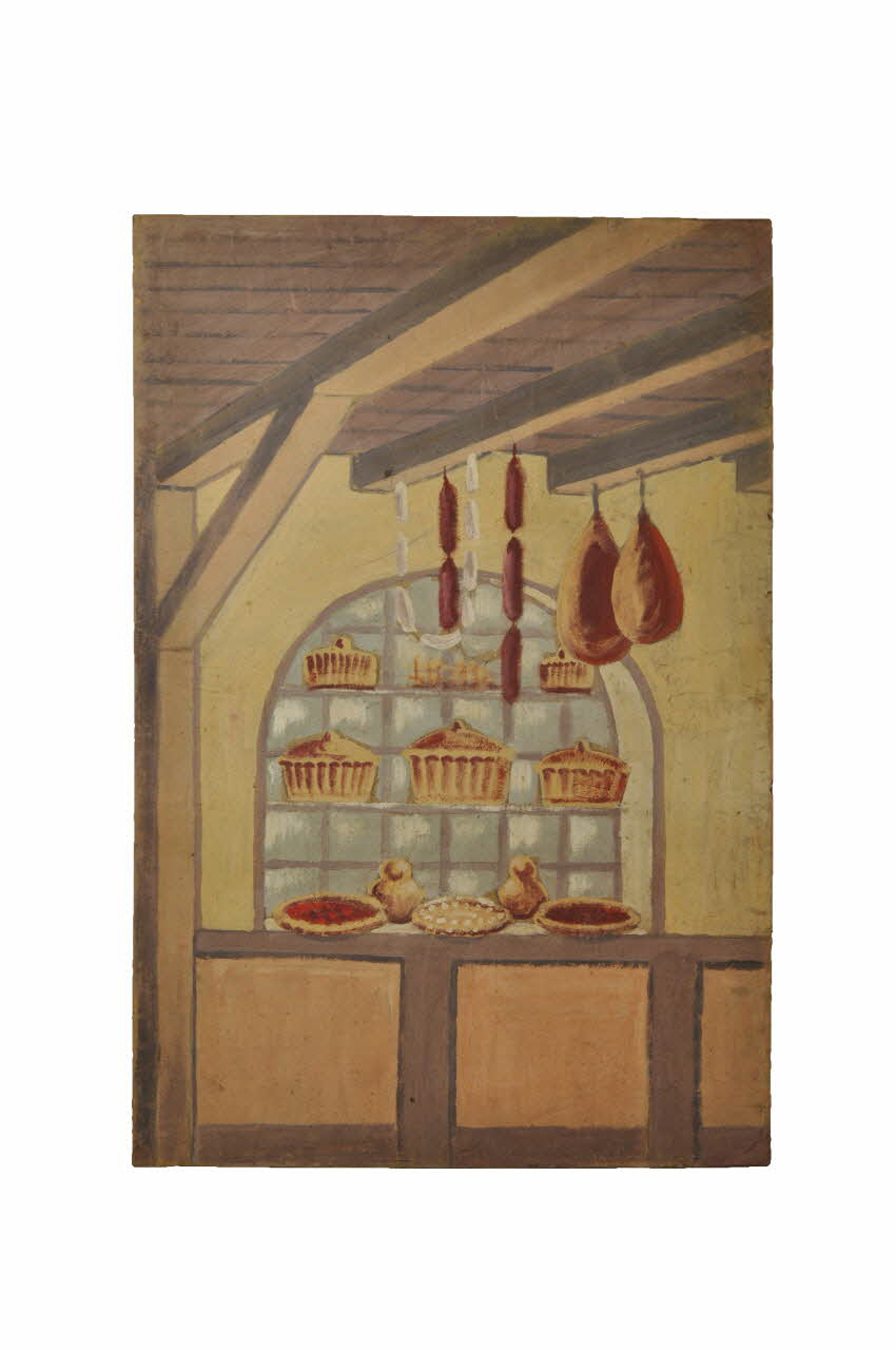 décor de théâtre de marionnettes 1952.42.12.2 Photo Mucem