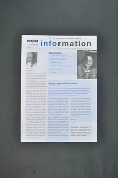 Aids & Kinds Bulletin associatif Bulletin associatif "le sida et l'enfant. information", 11 /2001 (en français) Lorraine, France 2001 2004.205.19 Photo Mucem