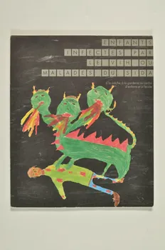 Département De L'instruction Publique Et Conseil BROCHURE "Enfants infectés par le VIH ou malades du sida à la crèche, à la garderie, au jardin d'enfants et à l'école" Lorraine, France 1992 2004.205.2 Photo Mucem