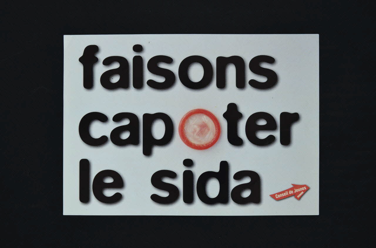 tract "Faisons capoter le sida" 2003.125.272 Photo Mucem