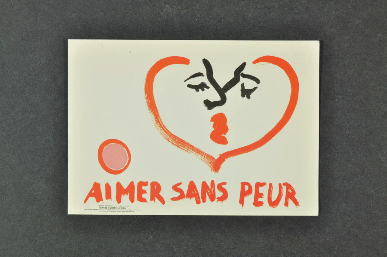 C.R.I.P.S Ile de France carte postale "Aimer sans peur" France 1995 2003.125.286 Photo Mucem