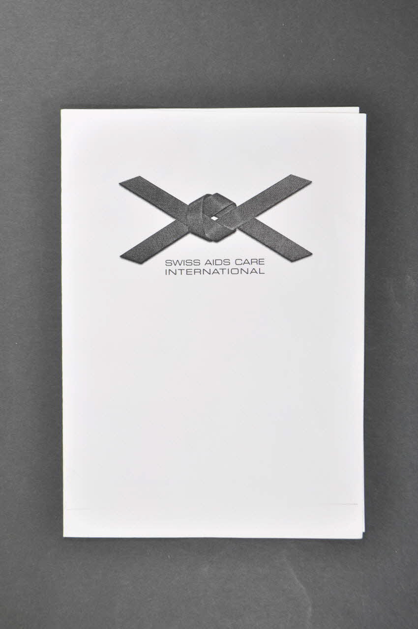 Photocopie Dépliant "Swiss Aids care international" 2004.205.43 Photo Mucem