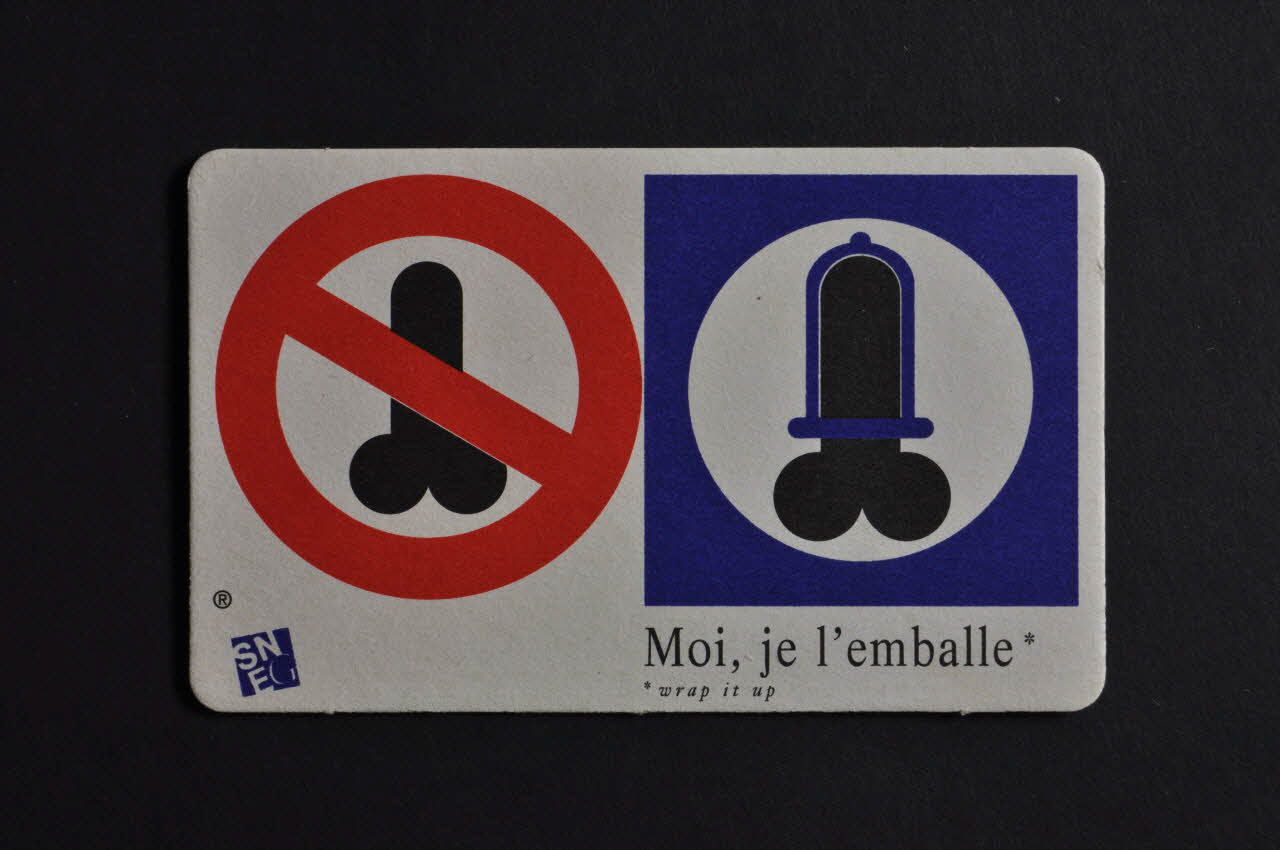 sous-bock "Moi, je l'emballe" 2003.125.321 Photo Mucem