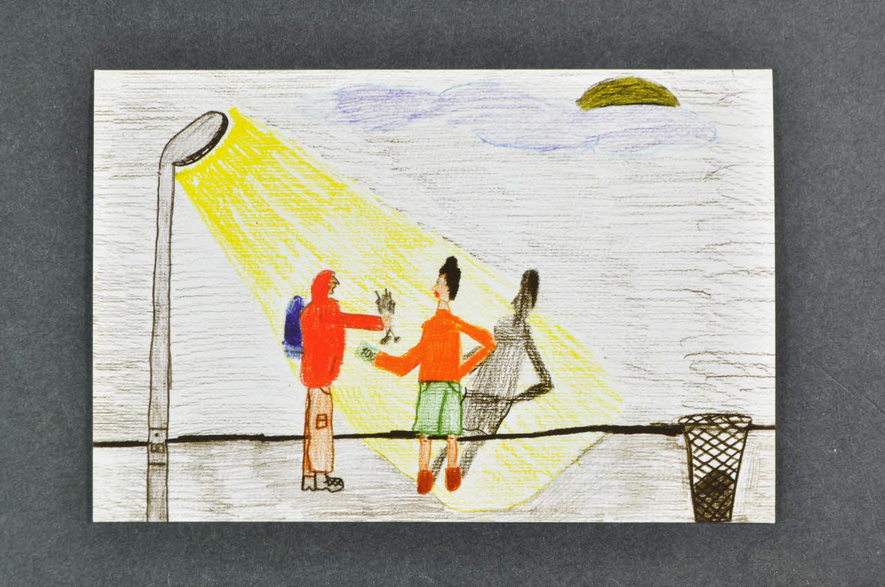 Dia + Logs carte postale Lettonie 2004 2005.180.10 Photo Mucem