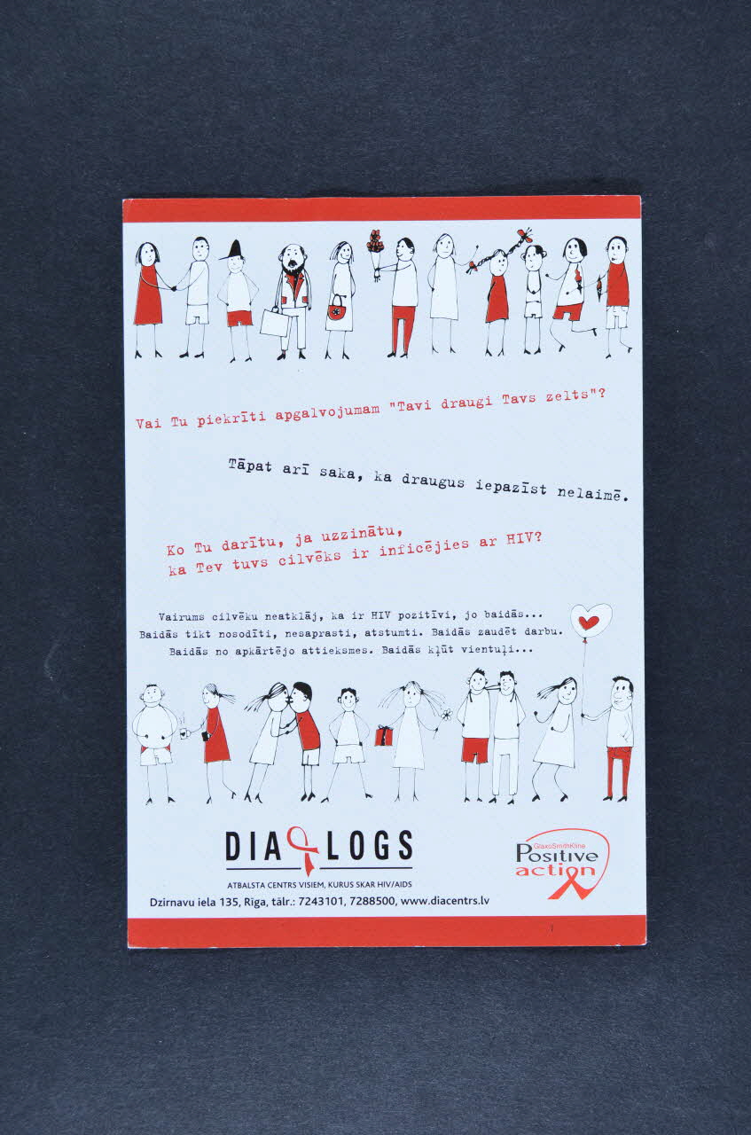 Dia + Logs flyer "DIA LOGS" Lettonie 2005 2005.180.16 Photo Mucem
