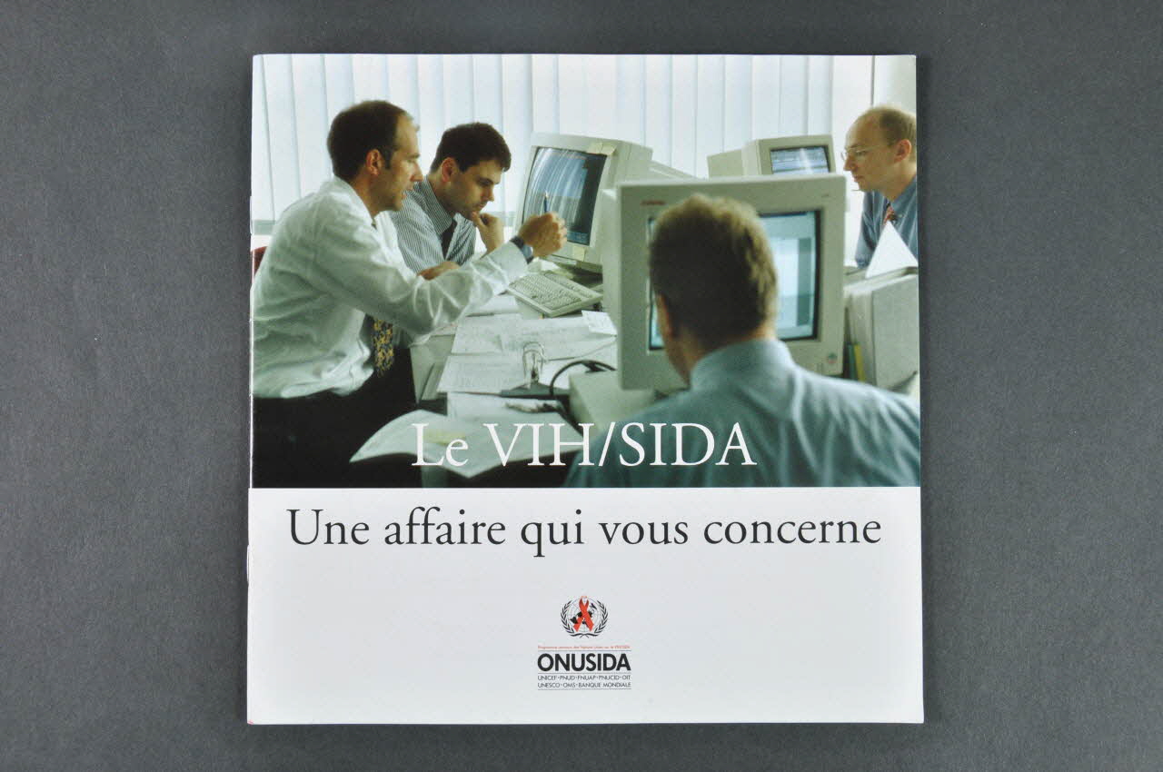 Onusida BROCHURE "Le VIH / Sida. Une affaire qui vous concerne " Lorraine, France 2003 2004.206.12 Photo Mucem